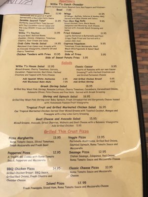Menu photo 7 Willie T's Key West, FL Menu photo 7 Willie T's Key West, FL