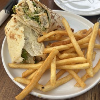The Chicken Koop - Frank's Caesar Salad Wrap w/fries - Chicken Shop Near Me - Downey, California The Chicken Koop - Frank's Caesar Salad Wrap w/fries - Chicken Shop Near Me - Downey, California