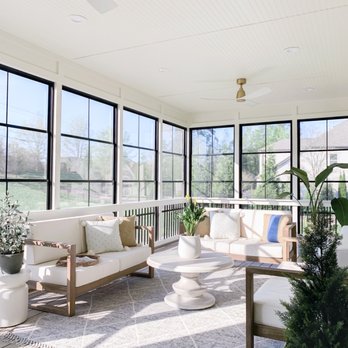 Ebony Outdoor Living - a sunroom with large windows - General Contractors Near Me - Indian Trail, North Carolina Ebony Outdoor Living - a sunroom with large windows - General Contractors Near Me - Indian Trail, North Carolina
