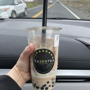 TeaZenTea - TeaZenTea Milk Tea with honey boba. - Coffee & Tea Near Me - Brentwood, California TeaZenTea - TeaZenTea Milk Tea with honey boba. - Coffee & Tea Near Me - Brentwood, California