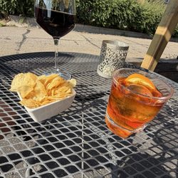 Babbitt's Wine Bar - Zinfandel and old fashioned - nice bourbon and wine selection!