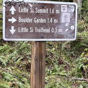 Little Si - Signage - Hiking Near Me