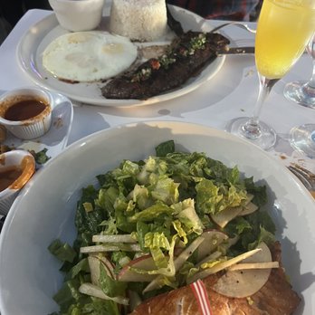 Guarapo Latin Fusion  - Salmon salad and steak and eggs - Latin American Near Me - Brooklyn, New York