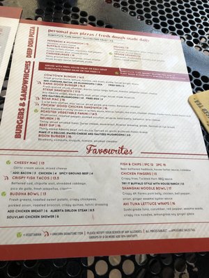 Menu photo 1 The Unicorn Calgary, AB Menu photo 1 The Unicorn Calgary, AB