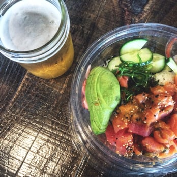 FISH DISTRICT - Poke Bowl & St. Archer Blonde - Seafood Near Me - San Diego, California