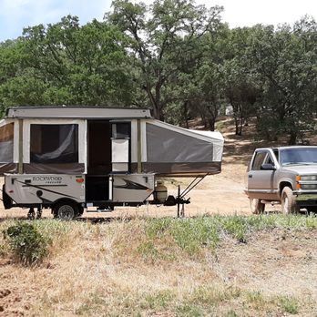 Affordable RV - Pop up trailer i rented, its actually quite roomy inside - RV Repair Near Me - Auburn, California