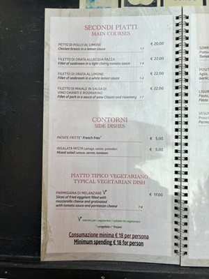 Menu photo 3 Enjoy Restaurant Sorrento, NA