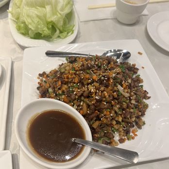 Lobster Harbour - Chopped duck meat stir fried with lettuce wrap - Cantonese Near Me - Scarborough, Ontario Lobster Harbour - Chopped duck meat stir fried with lettuce wrap - Cantonese Near Me - Scarborough, Ontario
