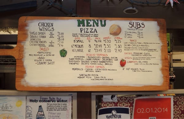 Menu photo 2 Pontillo's Pizza Pittsford, NY Menu photo 2 Pontillo's Pizza Pittsford, NY