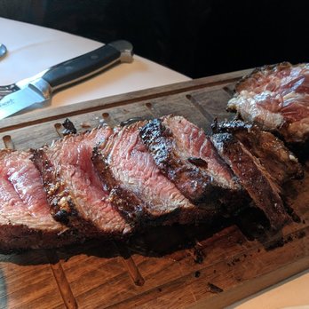 Del Frisco's Double Eagle Steakhouse - 45 day dry aged double bone prime ribeye, 32oz, $130, medium rare. Notice the raw center and overcooked large "grey band" exterior. - Seafood Near Me - Boston, Massachusetts Del Frisco's Double Eagle Steakhouse - 45 day dry aged double bone prime ribeye, 32oz, $130, medium rare. Notice the raw center and overcooked large "grey band" exterior. - Seafood Near Me - Boston, Massachusetts