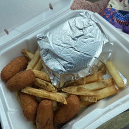 1/4 burger tray
