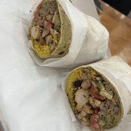Double protein chicken wrap! Double protein chicken wrap!