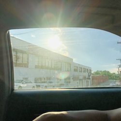 Palisades Park Swim Club - Sunny day! They claiming there is lightning to kick people out!