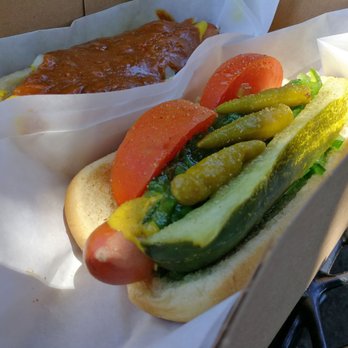 Cupid's Hot Dogs - Chicago Dog - Great version of the classic Chicago dog. - Hot Dogs Near Me - Winnetka, California