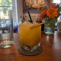 Salford Station Spirits - This is an It's Fall, Y'all mocktail- pumpkin spices and apple cider!