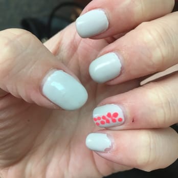 R&N Nails & Spa - My manicure after a week. SO sloppy. That was also their attempt at nail art - Nail Salons Near Me - San Antonio, Texas R&N Nails & Spa - My manicure after a week. SO sloppy. That was also their attempt at nail art - Nail Salons Near Me - San Antonio, Texas