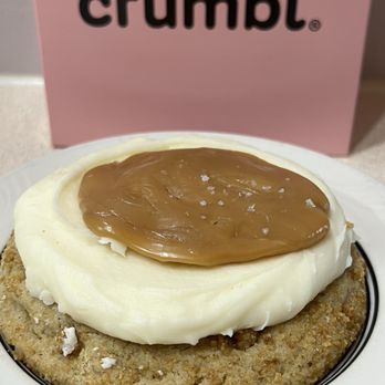 Crumbl - Centennial - Salted Caramel Cheesecake Cookie - Desserts Near Me - Las Vegas, Nevada