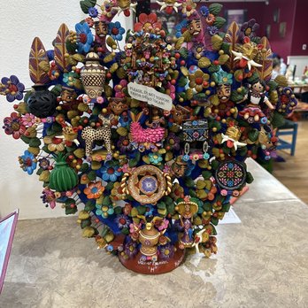 Delicias Cafe - Cool sculpture of sorts. - Mexican Near Me - Albuquerque, New Mexico