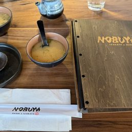 Lovely setting for Japanese food Lovely setting for Japanese food