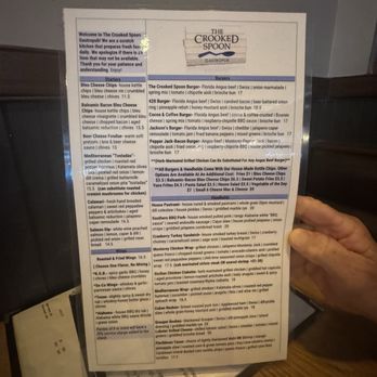 The Crooked Spoon Gastropub - Menu - Gastropubs Near Me - Clermont, Florida