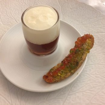 El Club Allard - Butter fish shot - Modern European Near Me - Madrid, M El Club Allard - Butter fish shot - Modern European Near Me - Madrid, M