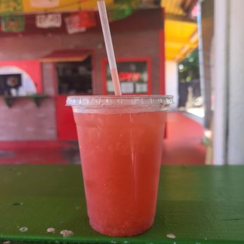 Serg's Mexican Kitchen - Strawberry agua fresca - Food Trucks Near Me - Honolulu, Hawaii