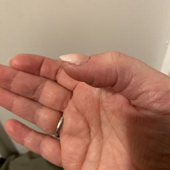McKaylie Nail Salon - Bad ombre dip nails, sloppy work - Nail Salons Near Me - Bedford, New Hampshire