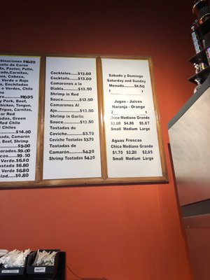 Menu photo 4 Taqueria El Tapatio 5 Ventura, CA