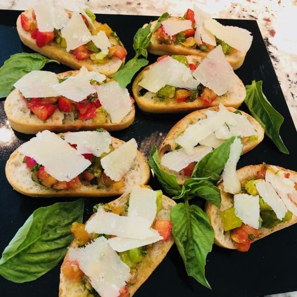 Disco Kitchen - Parmesan Bruschetta - Caterers Near Me