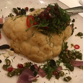 abcV - Cauliflower with pomegranate and pistachio - Vegetarian Near Me - New York, New York abcV - Cauliflower with pomegranate and pistachio - Vegetarian Near Me - New York, New York