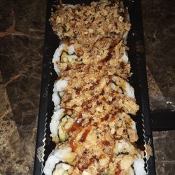 Publix - California Roll with Crunchies & Eel Sauce