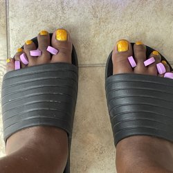 The pedicure that would not dry