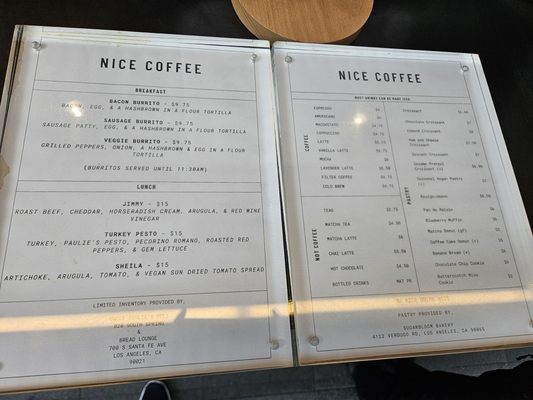 Menu photo 8 Nice Coffee Los Angeles, CA Menu photo 8 Nice Coffee Los Angeles, CA