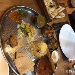 This was the main course. Prawns in red curry! It's only 4oz but you have lots of sides. Very filling. This was the main course. Prawns in red curry! It's only 4oz but you have lots of sides. Very filling.
