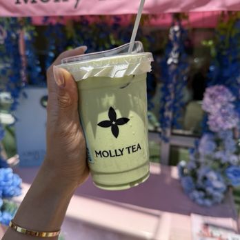 Molly Tea - Premium Jasmine Milk tea with Matcha cream - Bubble Tea Near Me - San Gabriel, California Molly Tea - Premium Jasmine Milk tea with Matcha cream - Bubble Tea Near Me - San Gabriel, California