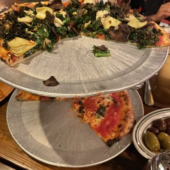 Pizza Bruno - My Amazing Kale pizza up top - Pizza Near Me - Orlando, Florida