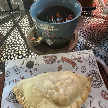 Crepissima - Cafe De Olla (Hot) and 1 EMPANADA (ONE) guava filling - Creperies Near Me - Valencia, California