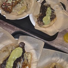 Generous portions in the specialty tacos!