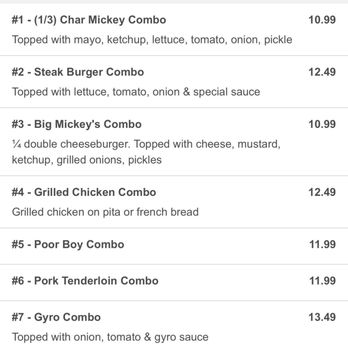 Mickey's Gyros - Combo meal June 2026 - Burgers Near Me - Bolingbrook, Illinois Mickey's Gyros - Combo meal June 2026 - Burgers Near Me - Bolingbrook, Illinois
