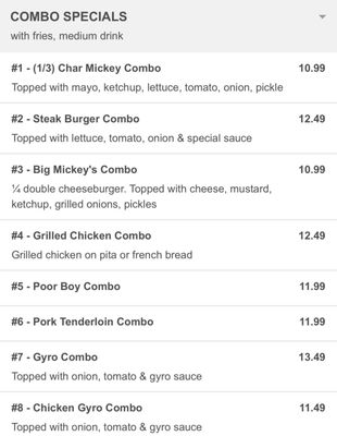 Menu photo 1 Mickey's Gyros Bolingbrook, IL Menu photo 1 Mickey's Gyros Bolingbrook, IL