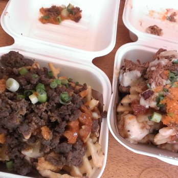 KoJa Kitchen - kamikaze fries (left) and umami fries (right) - Asian Fusion Near Me - Berkeley, California