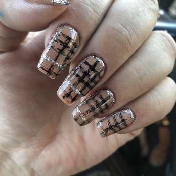 Just the Tip - Dec 2018 - neutral plaid anyone?? Love these!! - Nail Salons Near Me - Las Vegas, Nevada Just the Tip - Dec 2018 - neutral plaid anyone?? Love these!! - Nail Salons Near Me - Las Vegas, Nevada