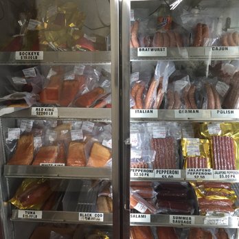 Sunrise Meats - a display of hot dogs and sausages - Meat Shops Near Me - Port Angeles, Washington Sunrise Meats - a display of hot dogs and sausages - Meat Shops Near Me - Port Angeles, Washington
