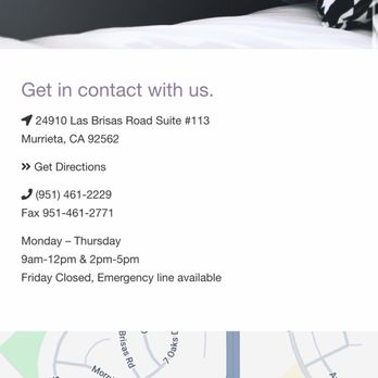Las Brisas OB/GYN - Their hours showing they did not list closure on Tues/Thurs - Obstetricians & Gynecologists Near Me - Murrieta, California Las Brisas OB/GYN - Their hours showing they did not list closure on Tues/Thurs - Obstetricians & Gynecologists Near Me - Murrieta, California