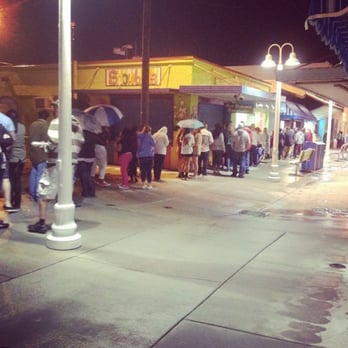 Britt's Donuts - This is a line of donut zombies. They are serious about their doughnuts and Krispy Kreme should pack their bags and shut down. - Donuts Near Me - Carolina Beach, North Carolina