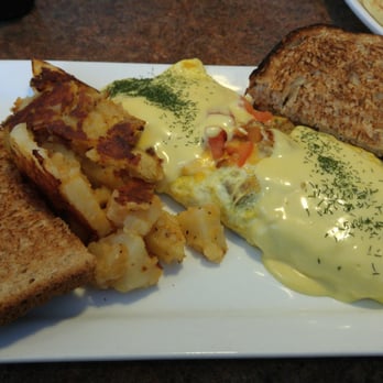 Blue Ridge Grill - The Crabcake Omelette... DELICIOUS! - New American Near Me - Rochester, New York