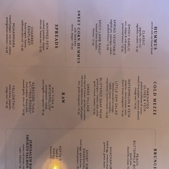 Aba - Brunch menu - Mediterranean Near Me - Austin, Texas
