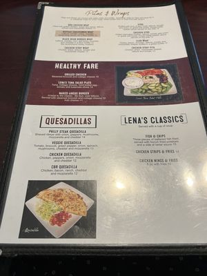 Menu photo 1 Lena's Kitchen Wixom, MI