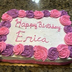 Kroger Food Stores - The writing was horrible and the Swirls are "suppose" to be Roses.