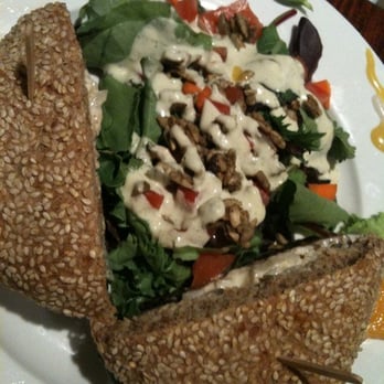 SunCafe - Raw Burger on Sprouted Wheat! - Vegan Near Me - Studio City, California SunCafe - Raw Burger on Sprouted Wheat! - Vegan Near Me - Studio City, California
